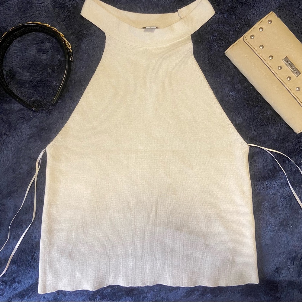 Top shop white blouse